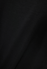 Tricou simplu cu guler rotund pentru femei - The essentials - Negru