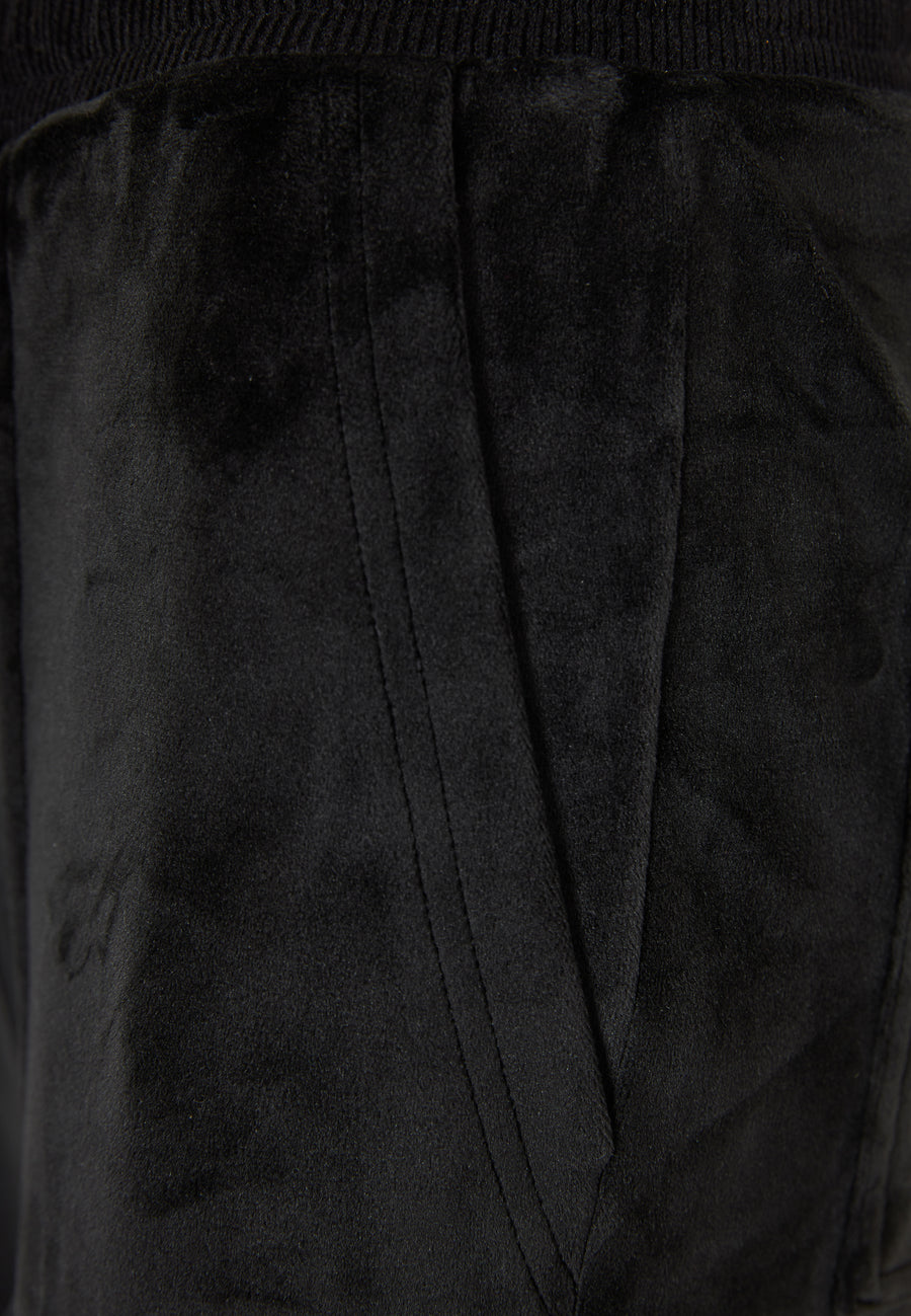 Pantaloni jogging evazați pentru femei, din velur