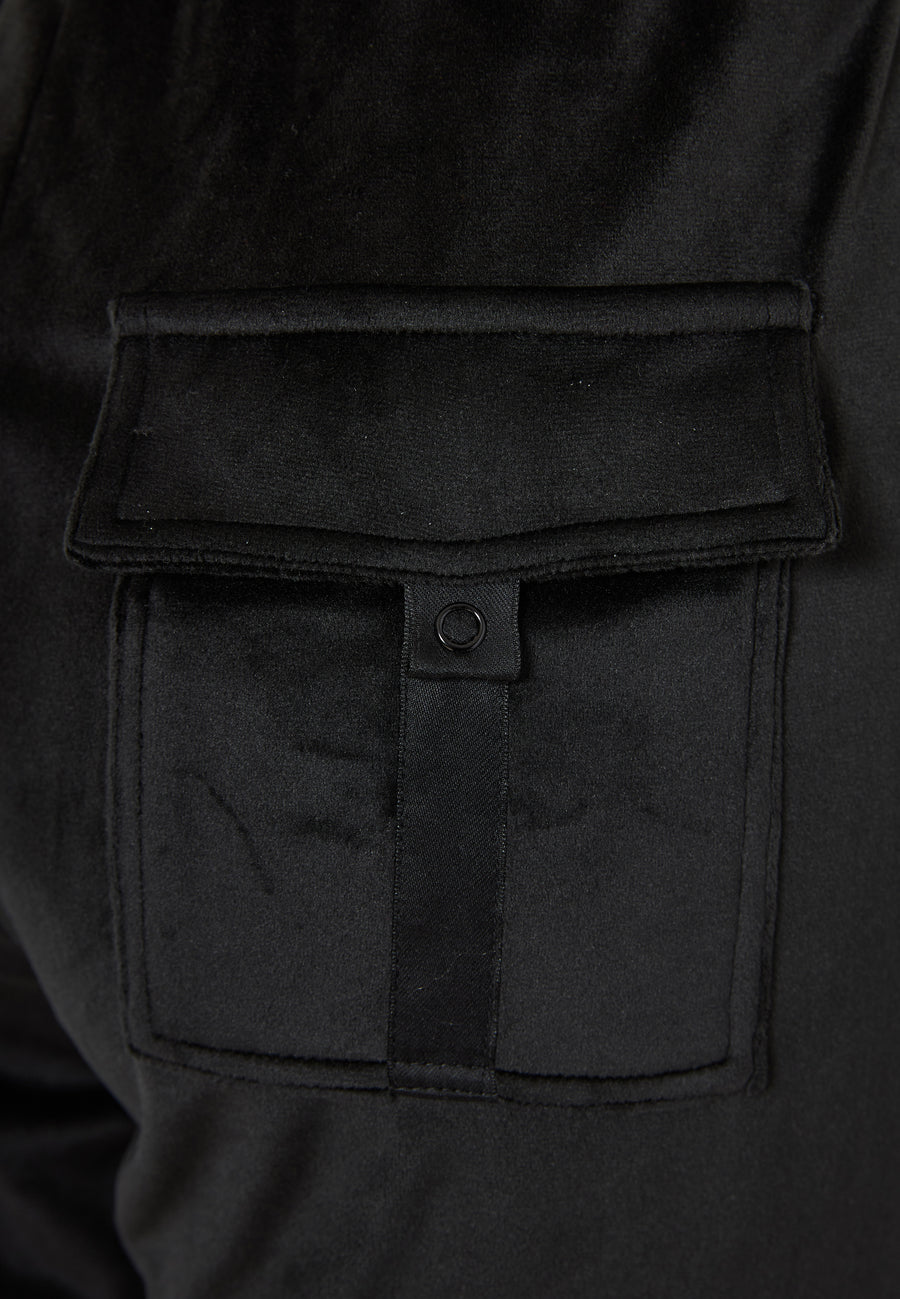 Pantaloni jogging evazați pentru femei, din velur