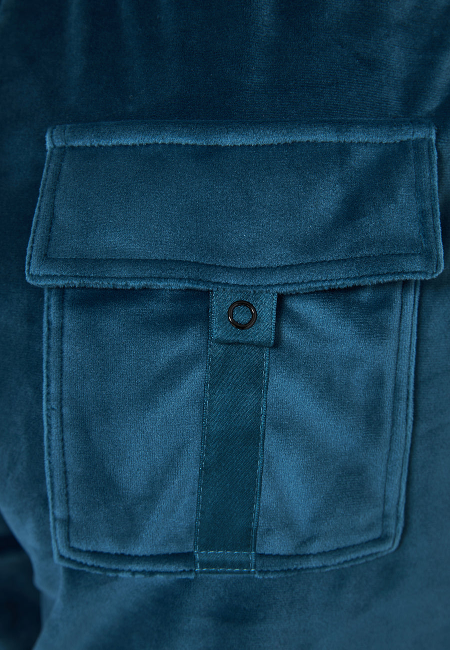 Pantaloni jogging evazați pentru femei, din velur