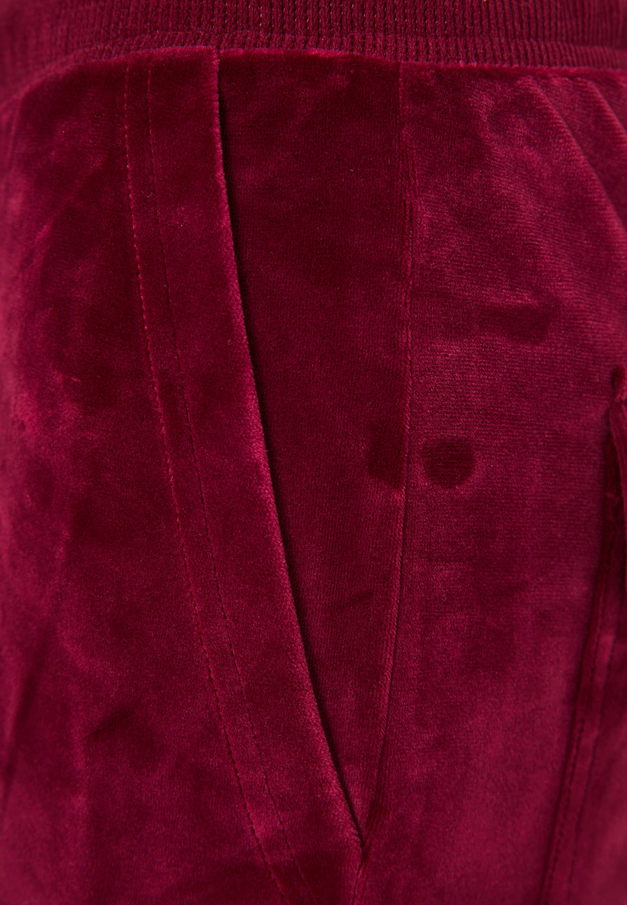 Pantaloni jogging evazați pentru femei, din velur