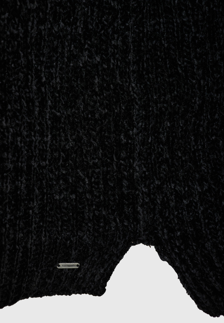 Knitted turtleneck dress