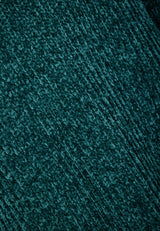 Rochie tricotată cu guler înalt