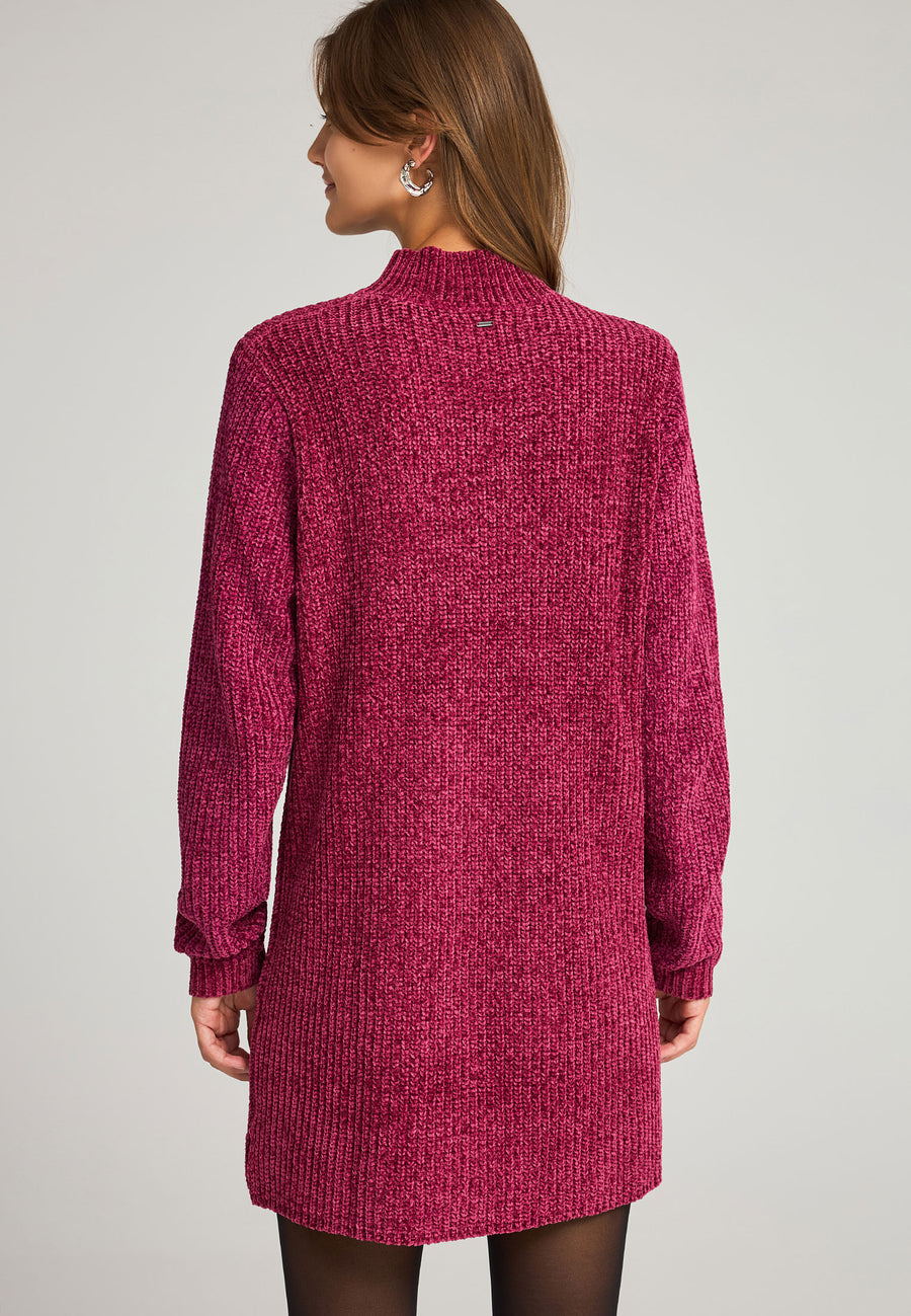 Knitted turtleneck dress