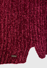 Knitted turtleneck dress