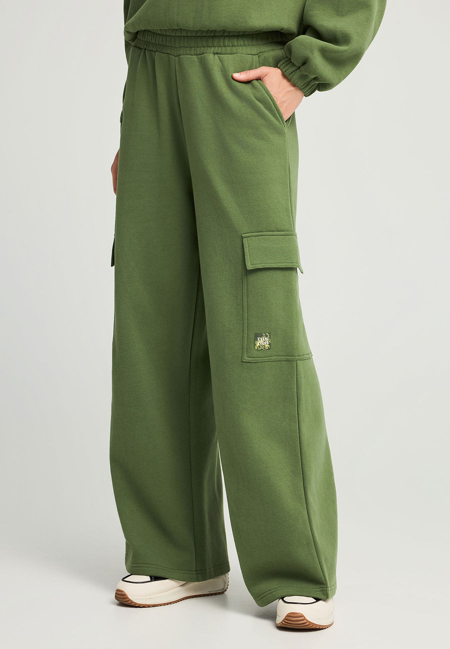 Pantaloni cargo jogger cu buzunare