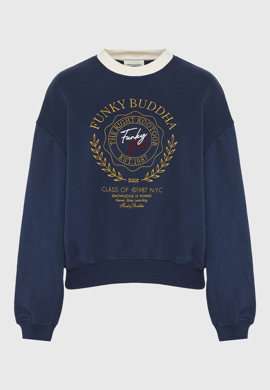 Hanorac de damă cu logo preppy