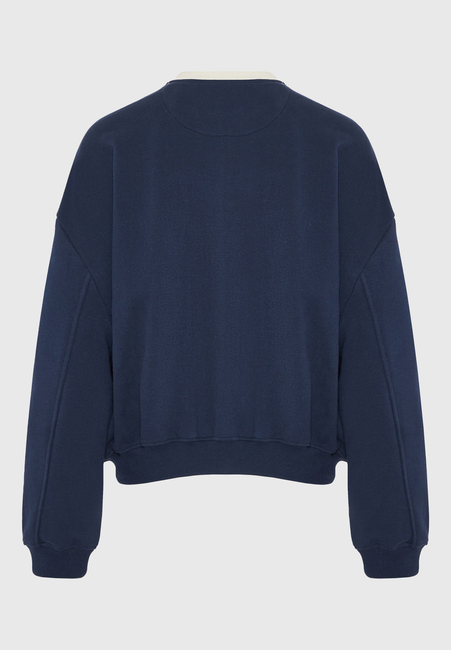 Hanorac de damă cu logo preppy