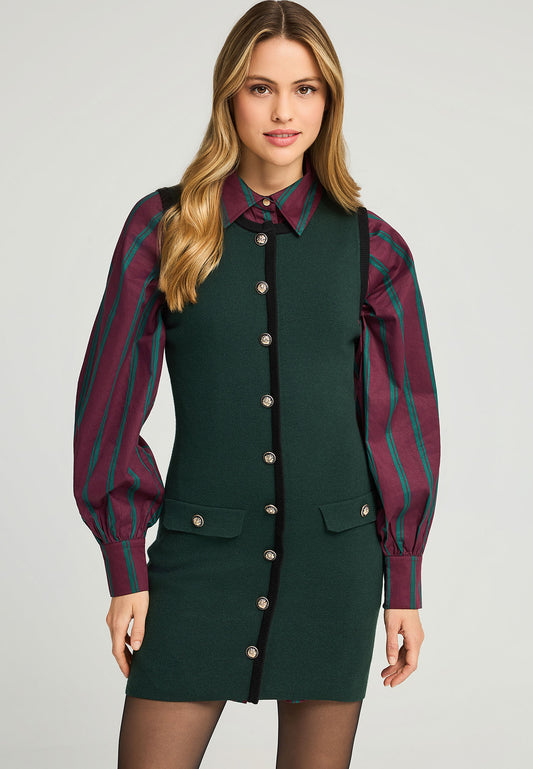 Rochie mini tricotată