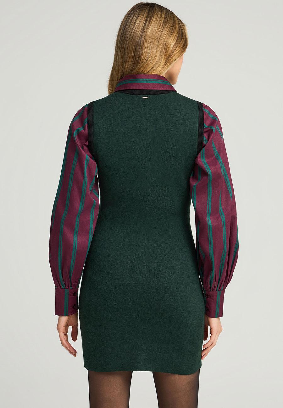 Rochie mini tricotată