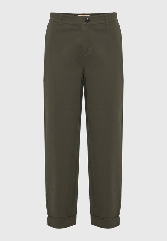 Pantaloni de damă cu nasture