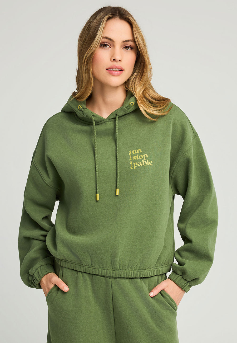 Hanorac cu imprimeu, croială relaxată