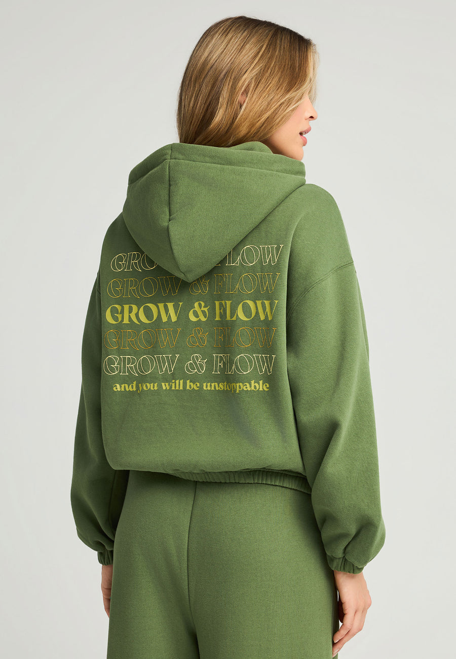 Hanorac cu imprimeu, croială relaxată