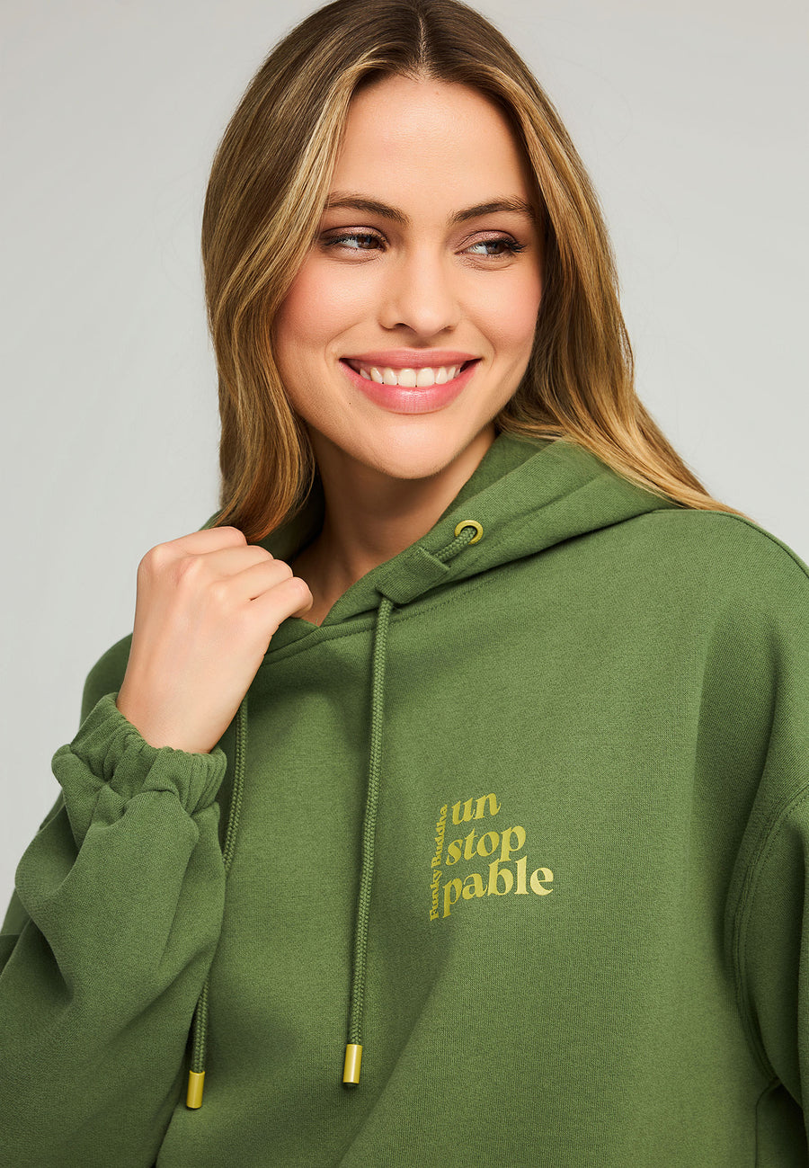 Hanorac cu imprimeu, croială relaxată