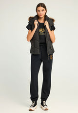 Pantaloni jogging de damă cu imprimeu Funky Buddha