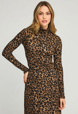 Top de damă cu imprimeu animal