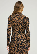 Top de damă cu imprimeu animal