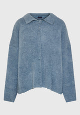 Cardigan din fleece pentru femei cu nasturi