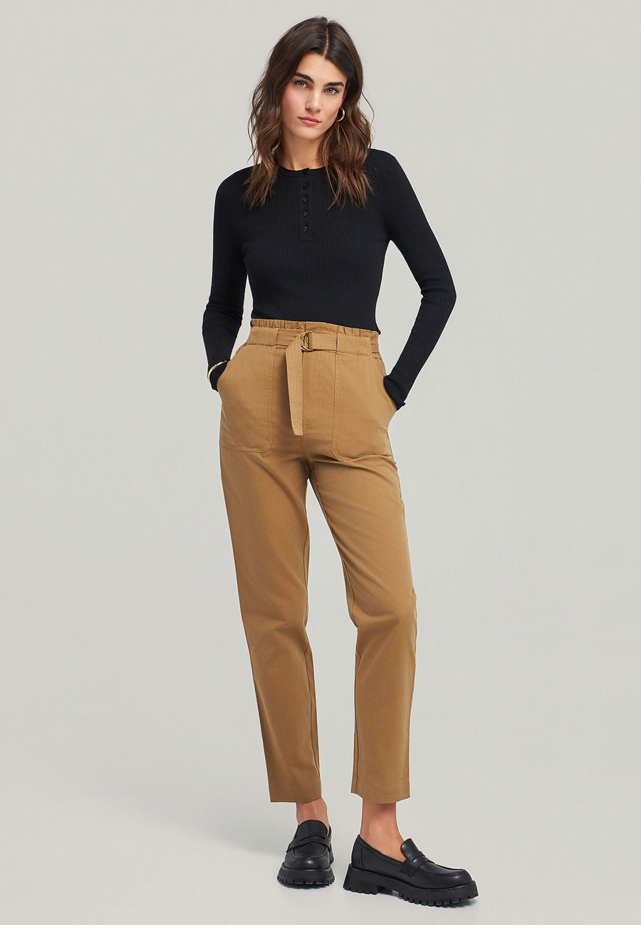 Pantaloni lejeri din Lyocell și bumbac