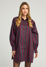 Rochie cămașă cu dungi