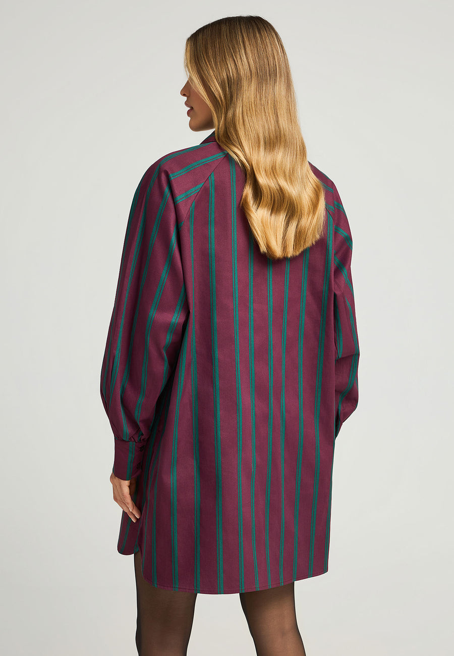 Rochie cămașă cu dungi
