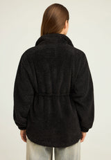 Hanorac cu fermoar din fleece pentru femei