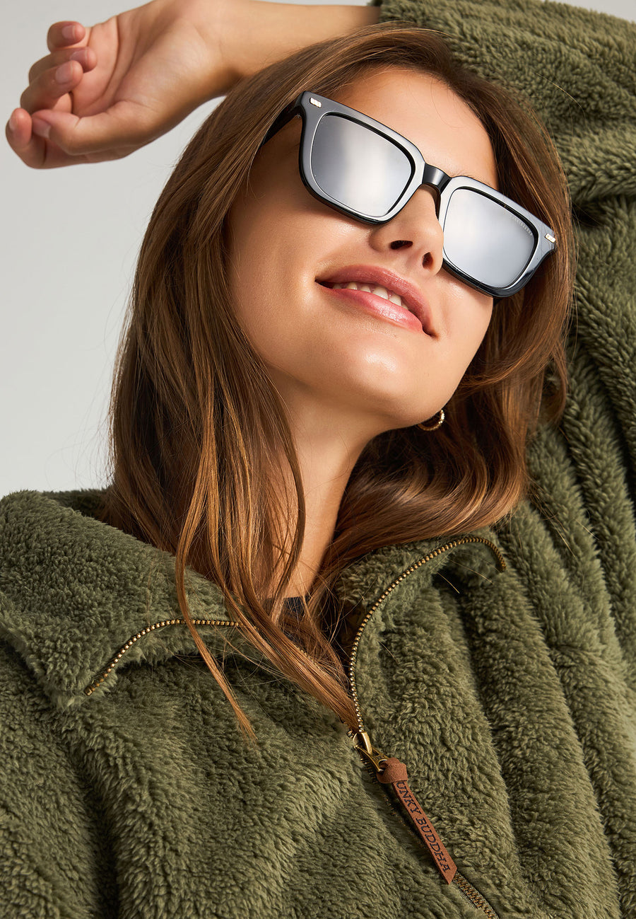 Hanorac cu fermoar din fleece pentru femei