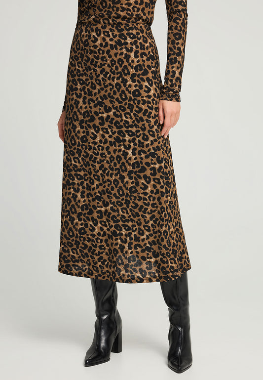 Fustă de damă cu imprimeu animal