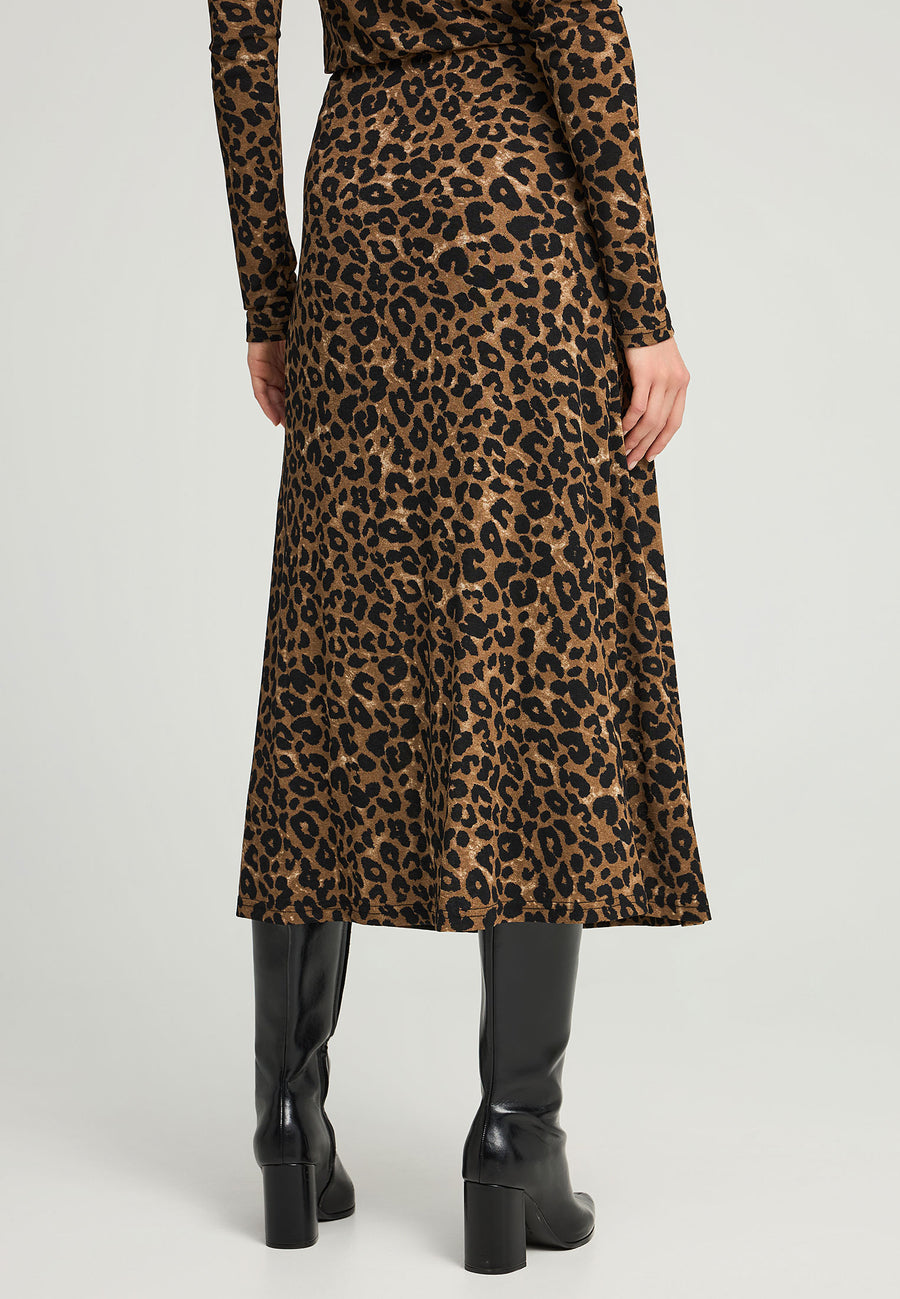 Fustă de damă cu imprimeu animal