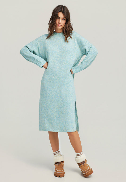 Rochie midi tricotată