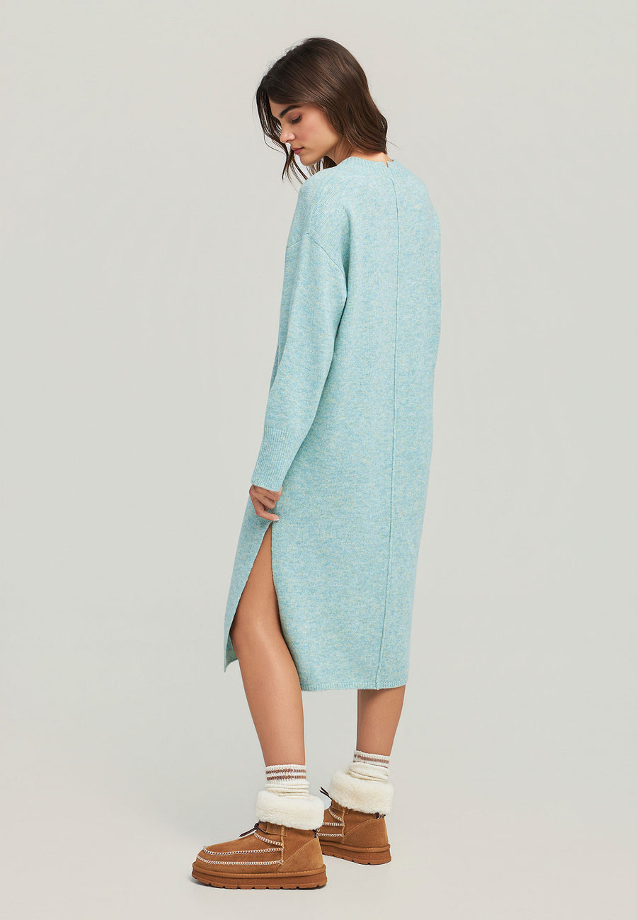 Rochie midi tricotată
