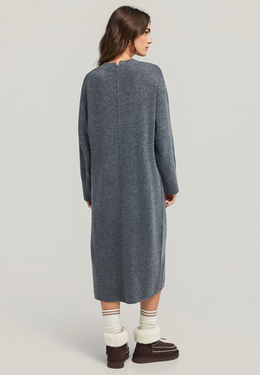 Rochie midi tricotată