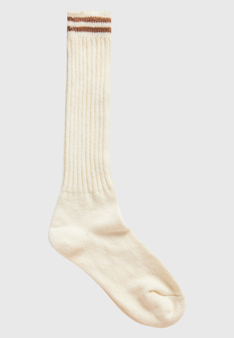 Șosete de damă cu dungă subtilă