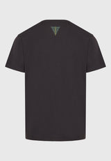 Tricou cu imprimeu pe piept - Antracit