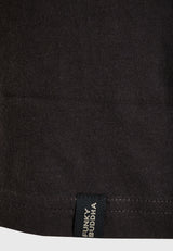 Tricou cu imprimeu pe piept - Antracit