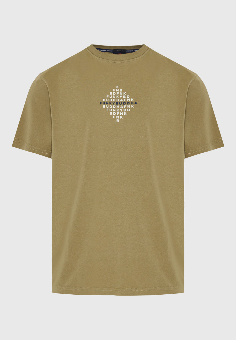 Tricou cu imprimeu pe piept - Oregano