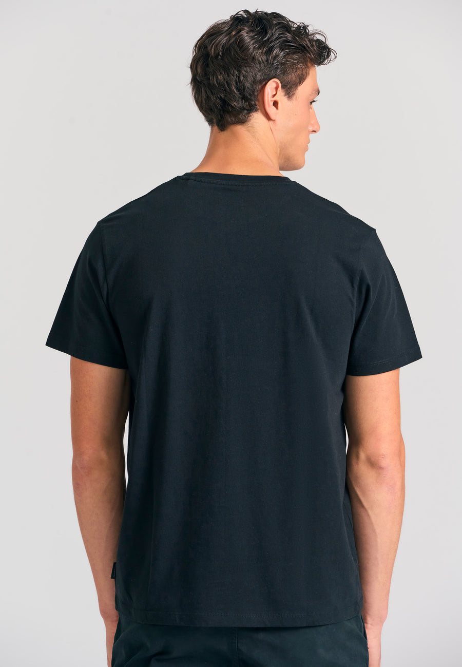 Tricou bărbătesc cu guler rotund - Esențiale