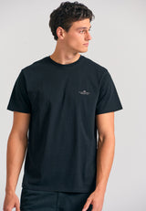 Tricou bărbătesc cu guler rotund - Esențiale