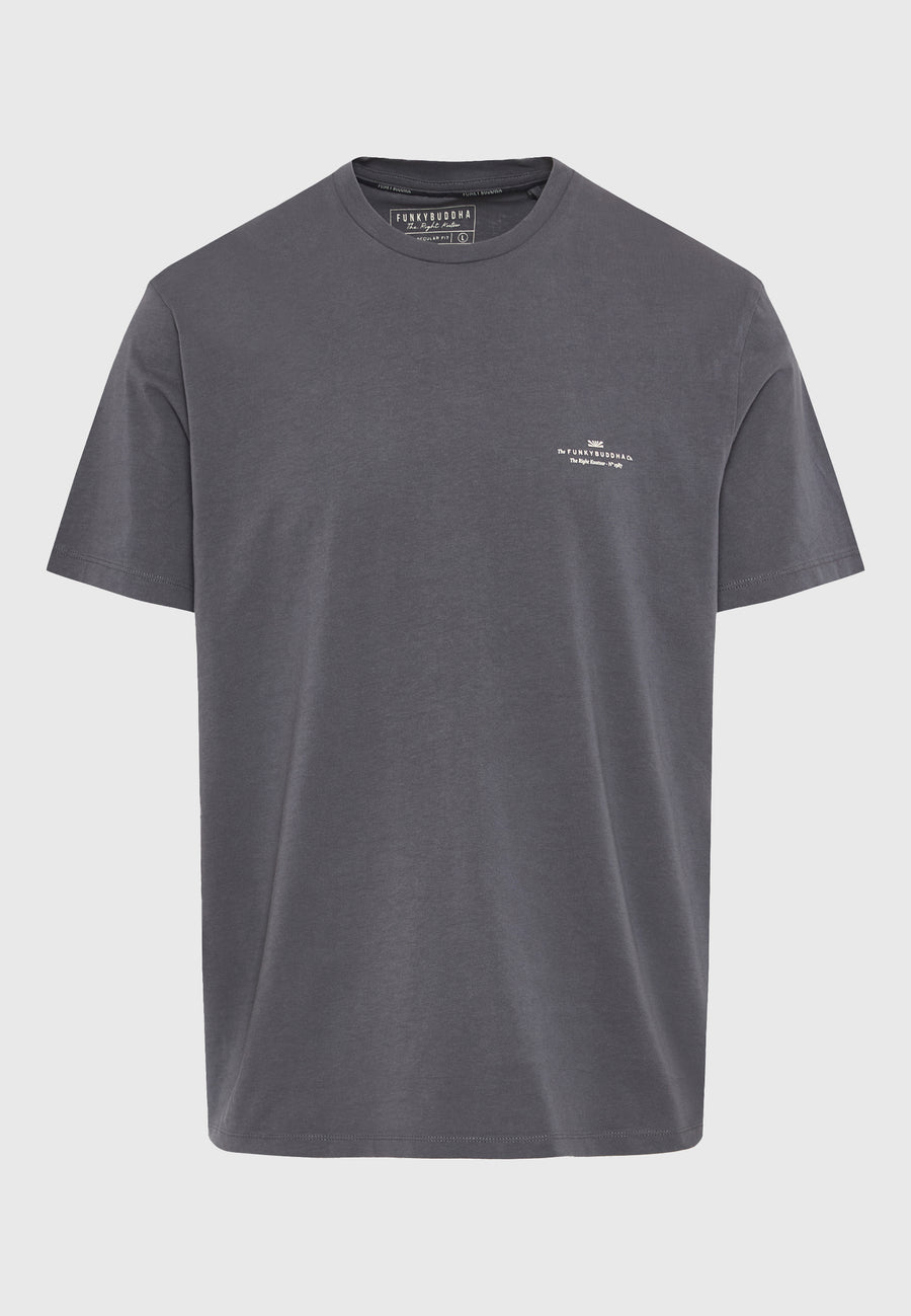 Tricou bărbătesc cu guler rotund - Esențiale