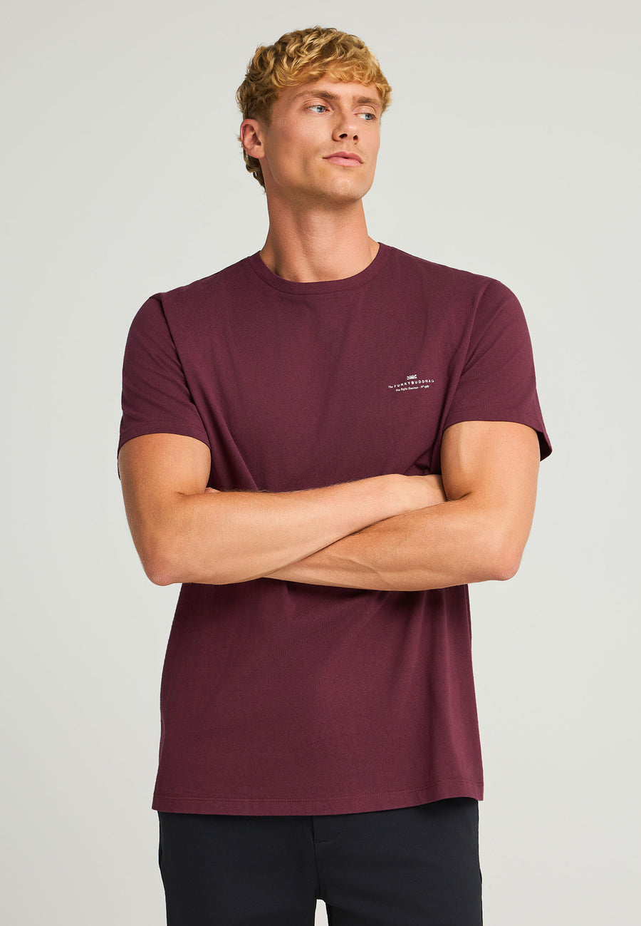 Tricou bărbătesc cu guler rotund - Esențiale