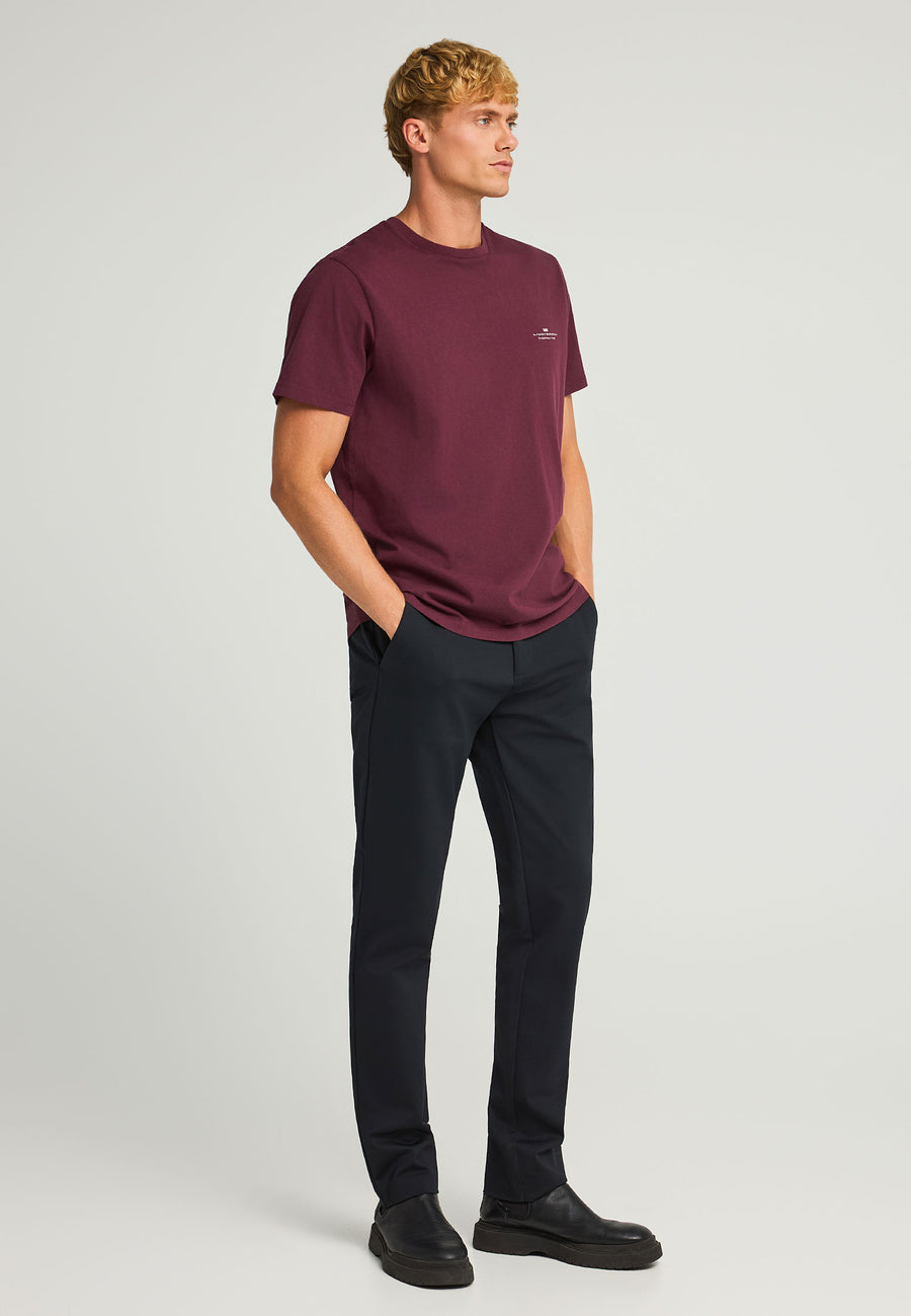 Tricou bărbătesc cu guler rotund - Esențiale