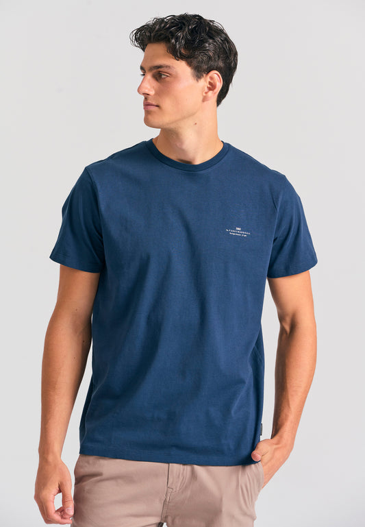 Tricou bărbătesc cu guler rotund - Esențiale