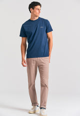 Tricou bărbătesc cu guler rotund - Esențiale