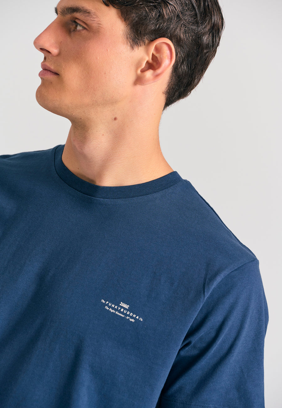 Tricou bărbătesc cu guler rotund - Esențiale