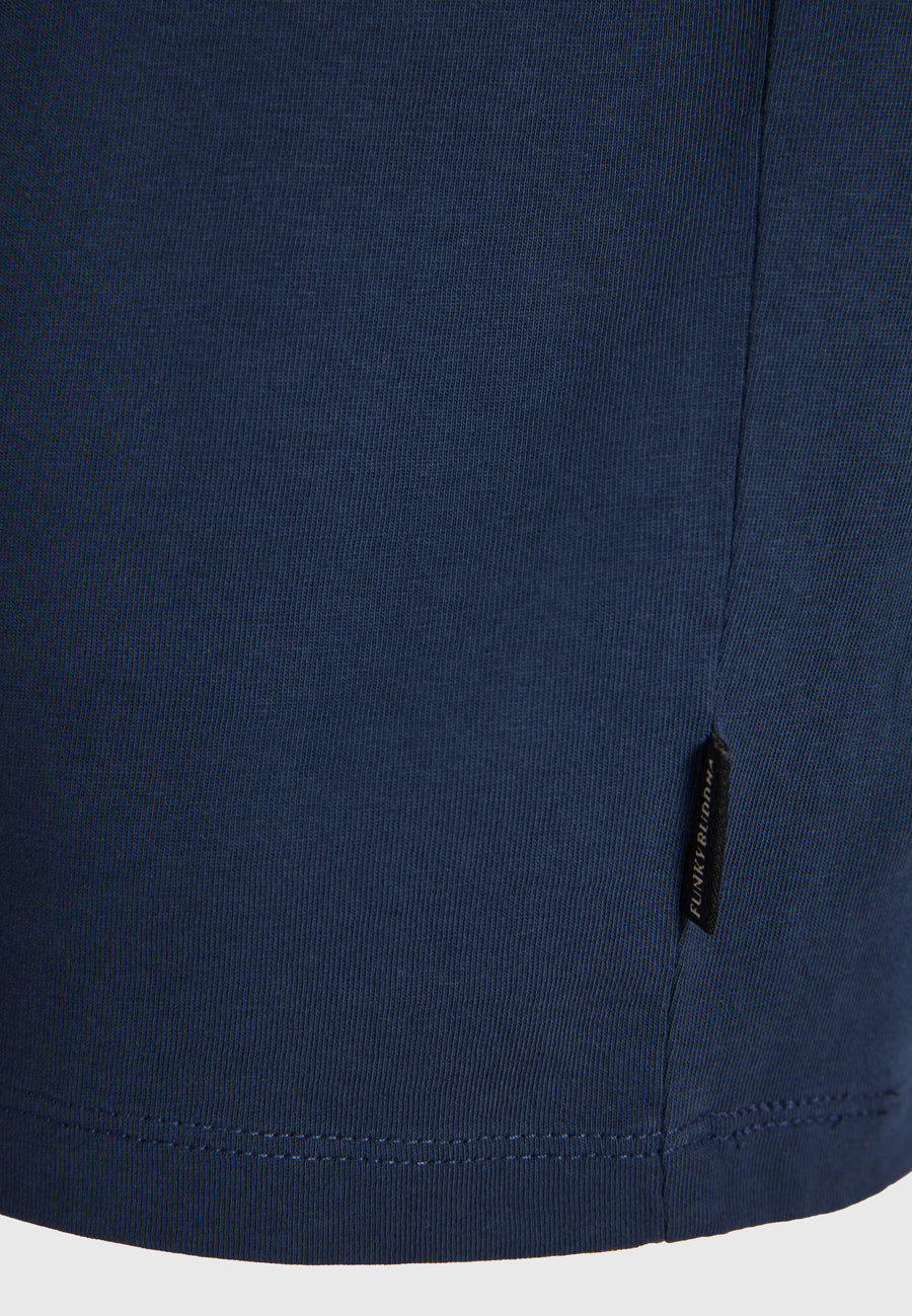 Tricou bărbătesc cu guler rotund - Esențiale