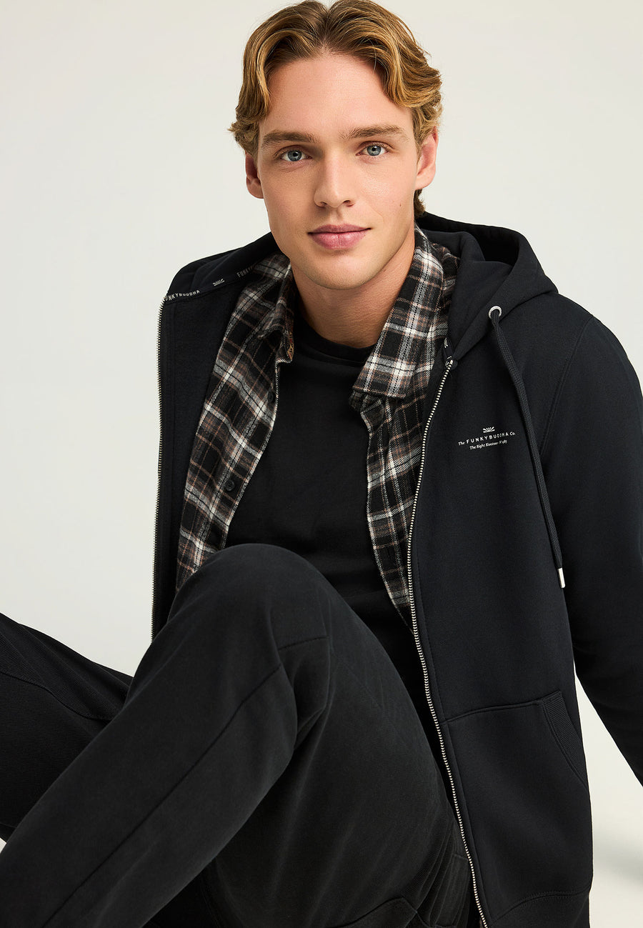 Hanorac cu fermoar pentru bărbați - The Essentials