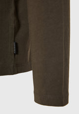 Tricou cu mânecă lungă și logo minimalist