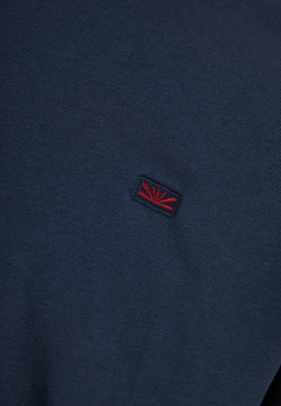 Tricou cu mânecă lungă și logo minimalist