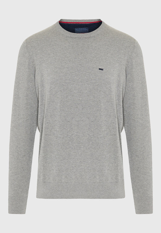 Pulover cu guler rotund pentru bărbați - Esențiale