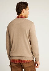 Pulover cu guler rotund pentru bărbați - Esențiale